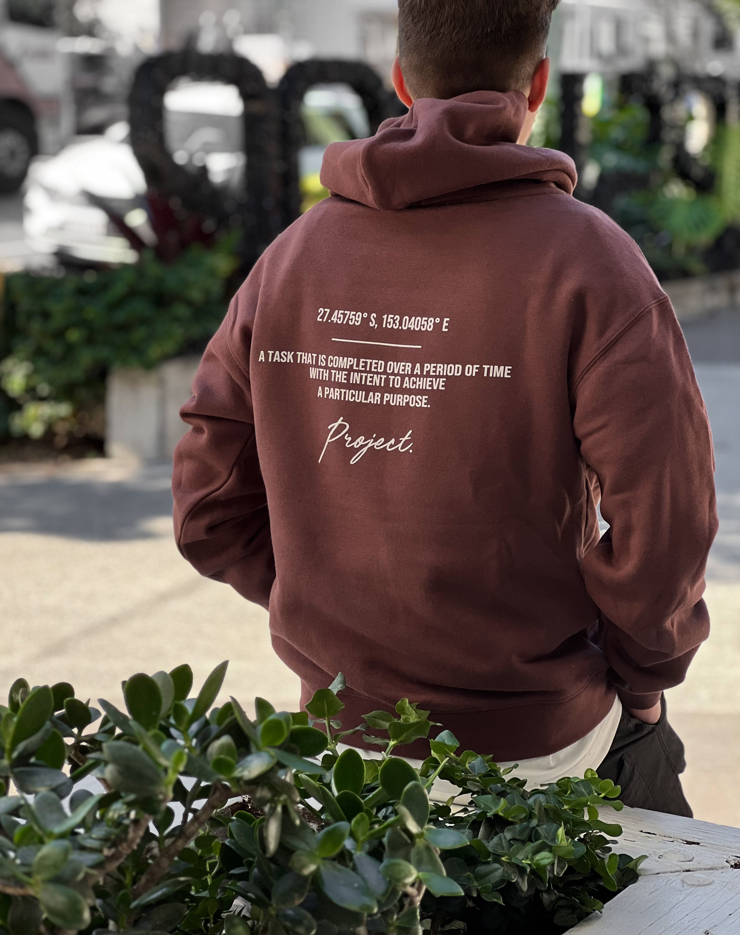 PROJECT. Location Hoodie (Brown)